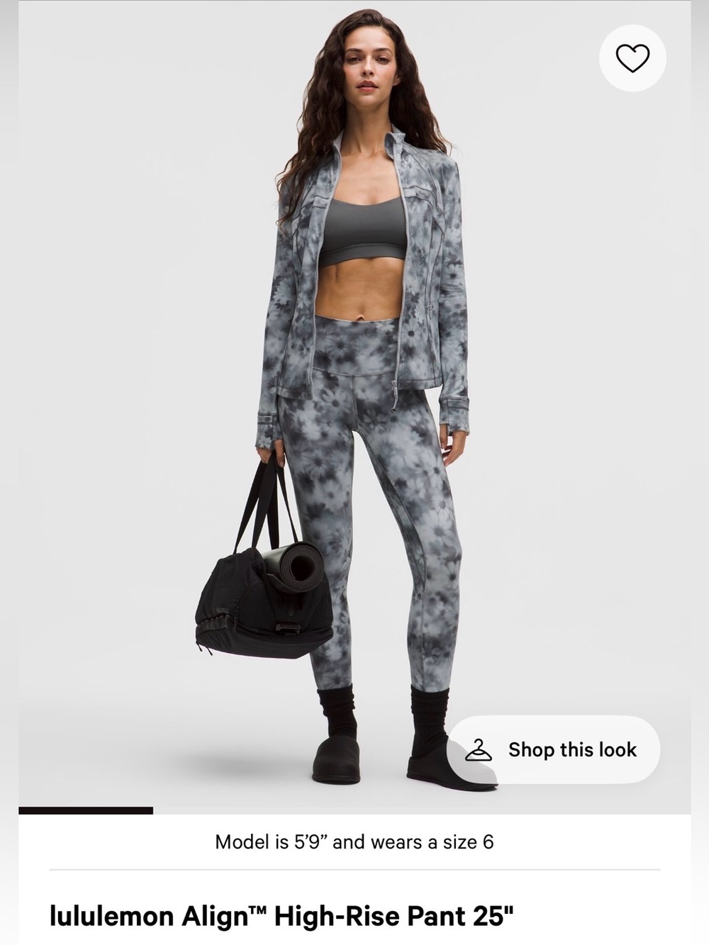 lululemon athletica Gray High-Rise Leggings